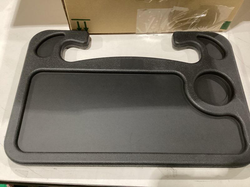 Condition photo showing Good Condition for JUSTTOP Car Steering Wheel Desk for Laptop,Multipurpose Travel Car Accessories, Car Seat Stand Trays for Eating, Steering Wheel Under Table Console(Black)