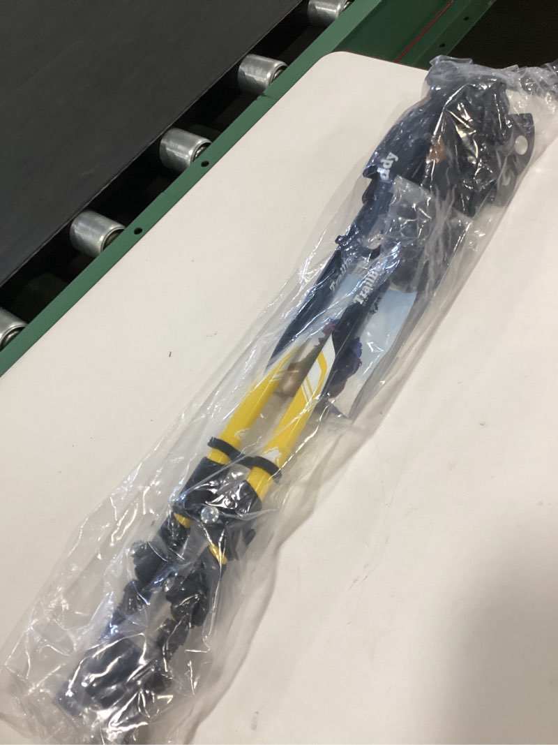 Condition photo showing Good Condition for TrailBuddy Trekking Poles - Lightweight, Collapsible Hiking Poles for Snowshoe & Backpacking Gear - Pair of 2 Walking Sticks for Hiking, 7075 Aluminum with Cork Grip Bumblebee Yellow