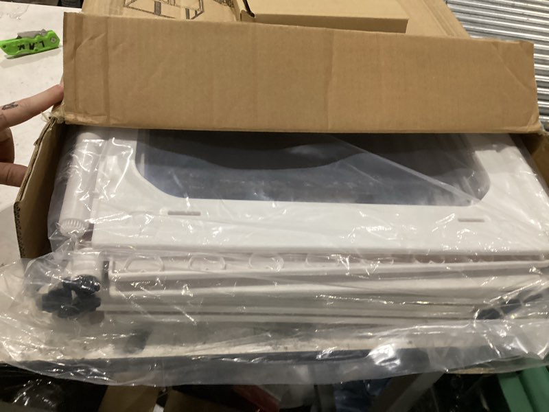 Condition photo showing New/Like New for acrylic portable dog playpen indoor, clear dog play pen indoors puppy playpen indoor easy assemble 24” octagon guinea pig rabbit bunny small animal pet playpen, puppy play pen for indoors white 8 panels 24 inch high