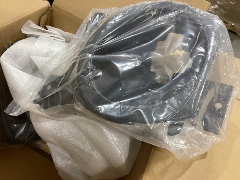 Condition photo showing Good Condition for hecasa fog light bezel w/h10 bulbs compatible with 2009-2014 ford f-150 replacement for fo2602100 fo2603100 bumper driving fog lamps cover black trim