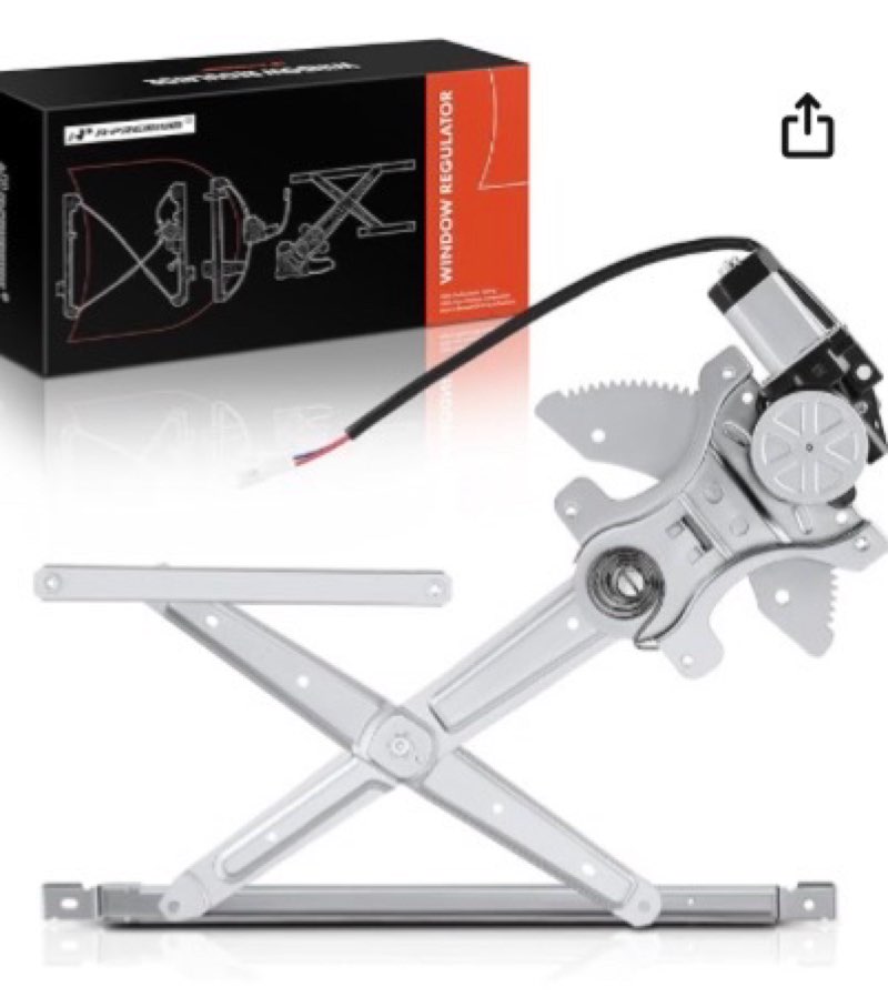 A-Premium Electric Power Window Regulator with Motor Compatible with Toyota Sienna 1998-2000 Front L