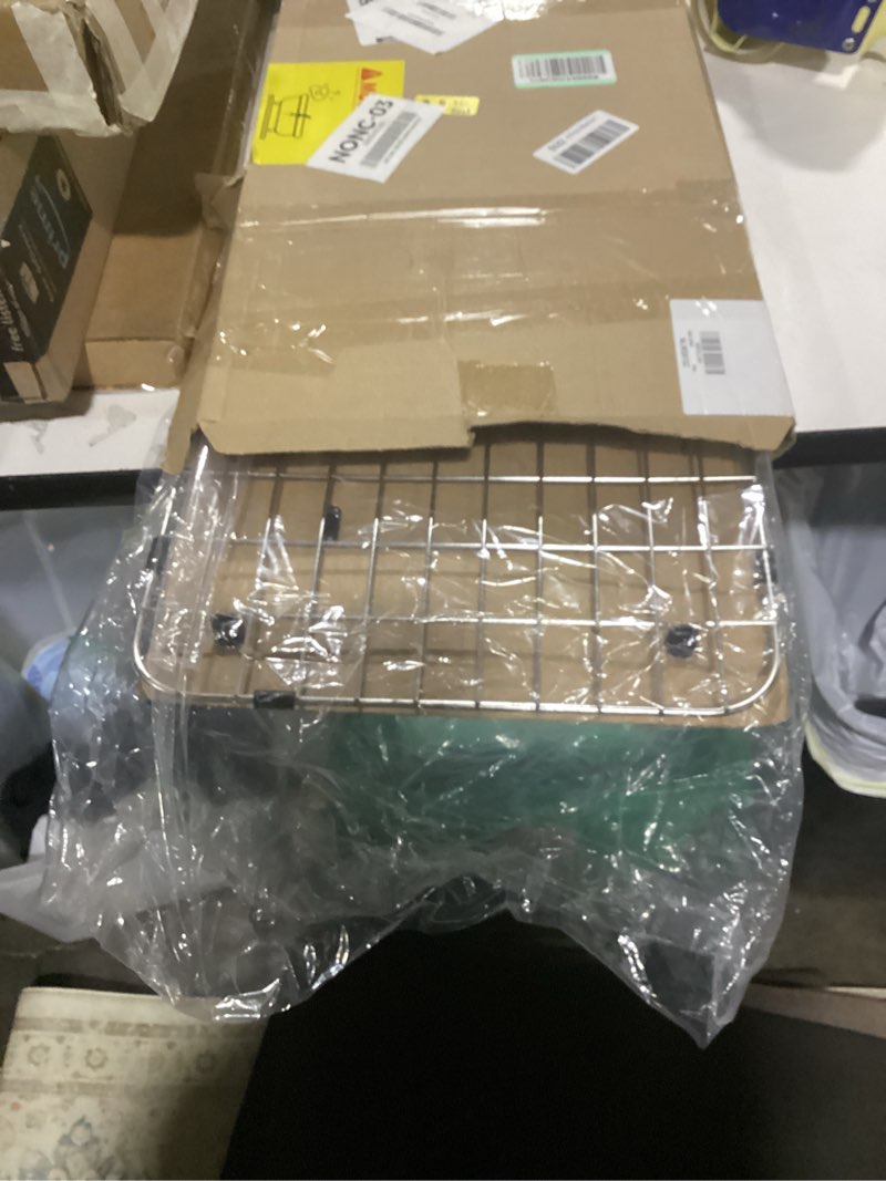 Condition photo showing New/Like New for serene valley 25-1/8" x 12-7/8" sink grid, centered drain with corner radius 1-1/2", nlw2513c