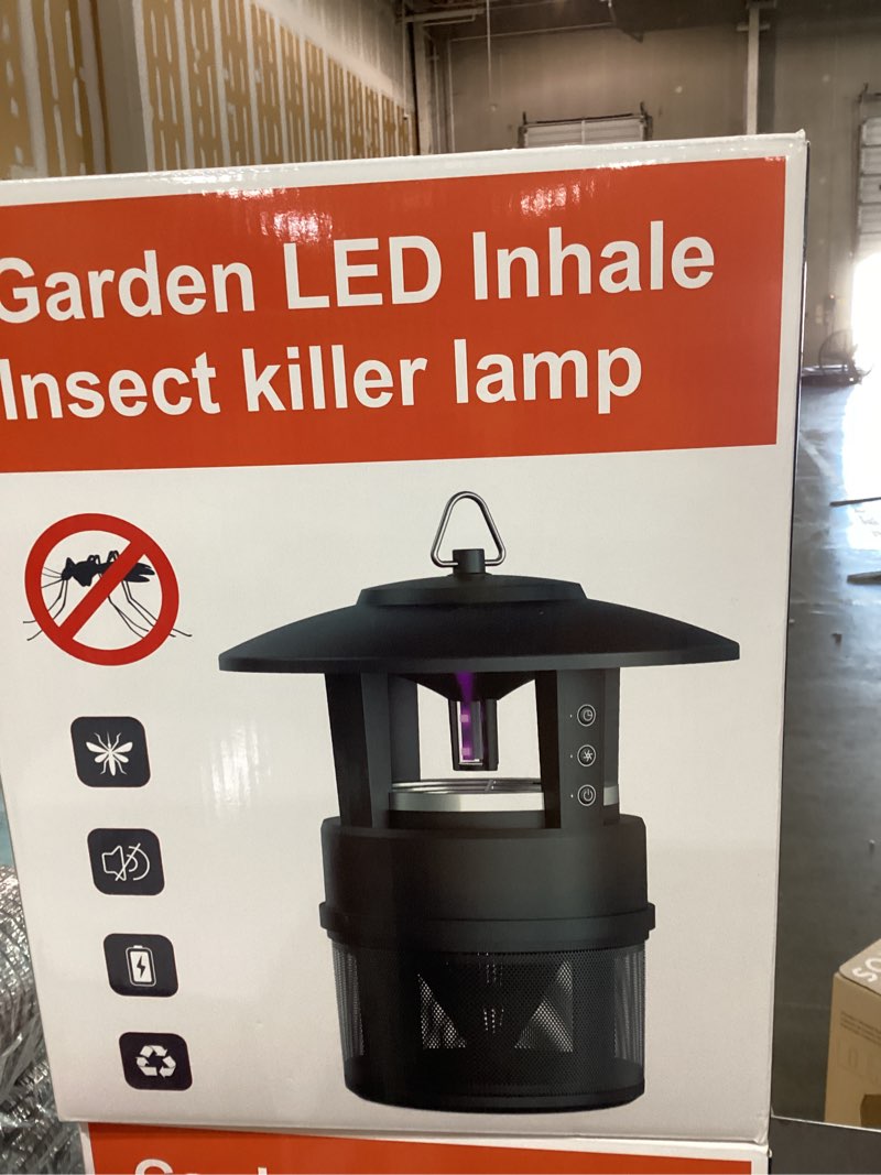 Condition photo showing New/Like New for mosquito trap outdoor, flying insect bug trap with lighting, sleep and timer functions, gnat flies moths wasps beetles catcher, indoor bug mosquito zapper, black fly trap outdoor