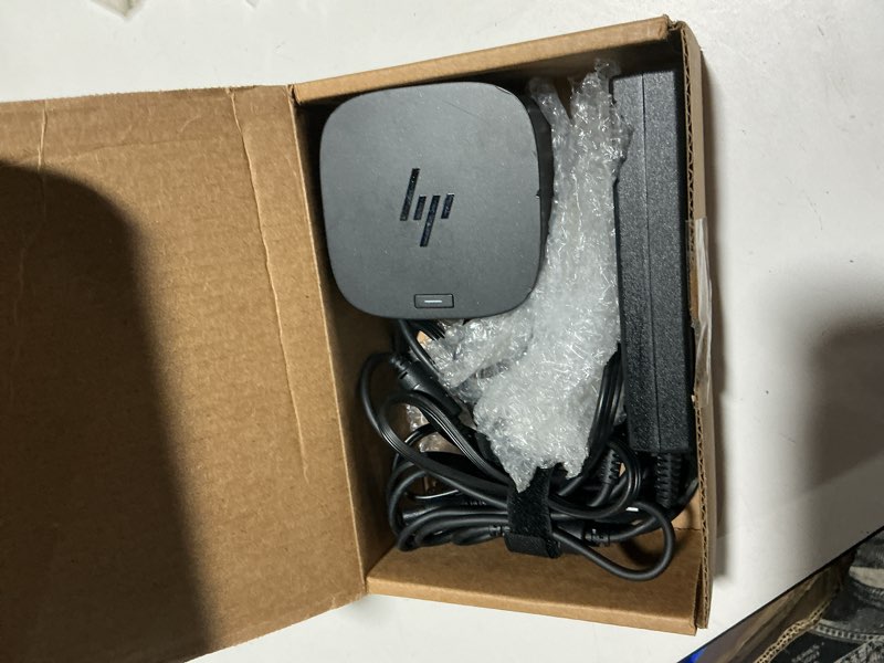 Condition photo showing Good Condition for hp thunderbolt dock 120w g4 (4j0a2aa) docking station port replicator