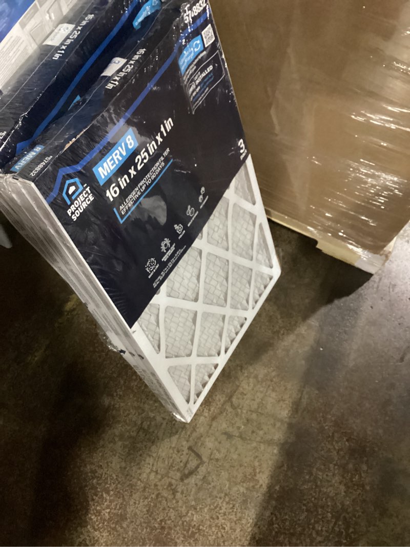 Condition photo showing Good Condition for simply by mervfilters 16x25x1 air filter, merv 8, mpr 600, ac furnace air filter, 3 pack