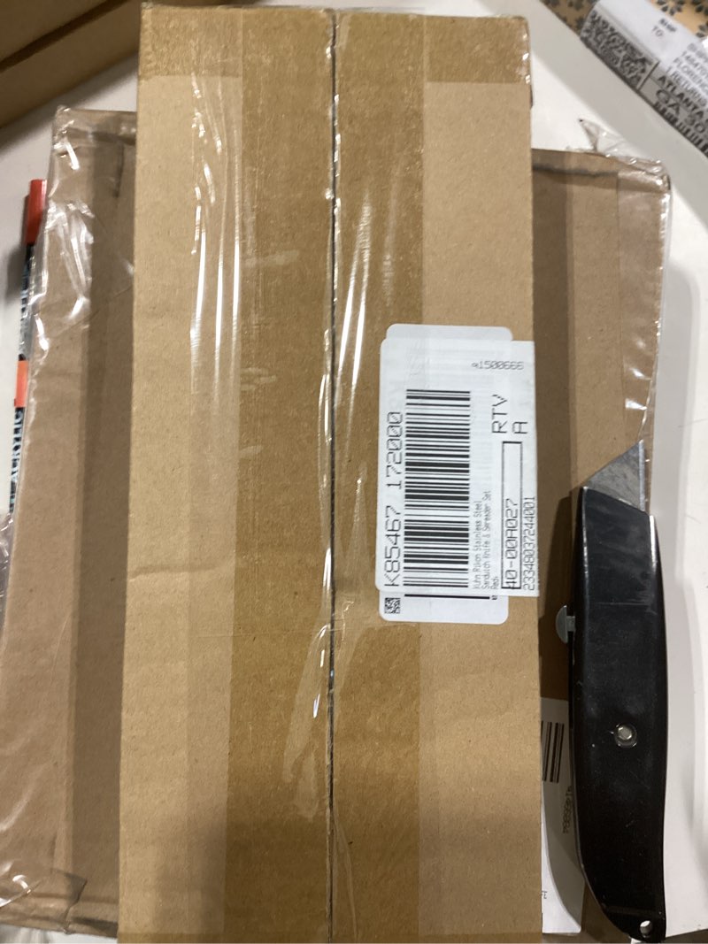 Condition photo showing New/Like New for Kuhn Rikon Stainless Steel Sandwich Knife & Spreader Set