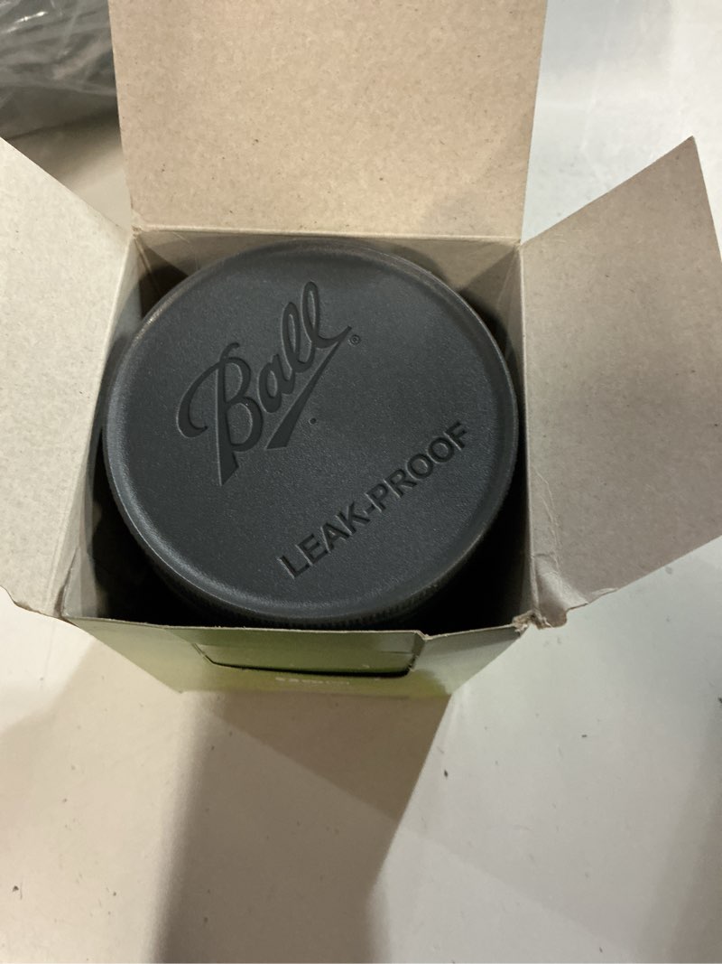 Condition photo showing New/Like New for Ball Leak-Proof Plastic Lids for Glass Mason Jars, Used for Canning, Pickling, Juice, Jam, Jelly (Wide, 6 Count (Pack of 2)) 6 Count (Pack of 2) Wide