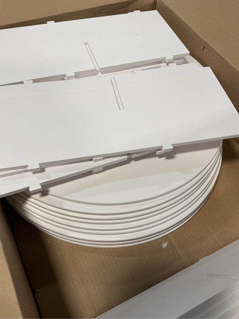 Condition photo showing Good Condition for SpaceAid 7 Tier Rotating Shoe Rack Tower, Spinning Shoe Display Lazy Susan, Revolving 360 Shoe Rack Storage Round Carousel, Vertical Handbag Rotate Shoes Closet Organization (7-Tier White) 7 Tier (23.2"W x 63"H) White