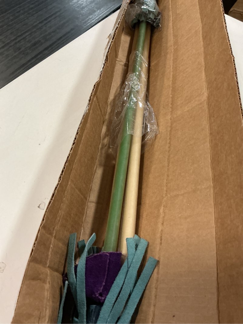 Condition photo showing As Is for Z-Stix Professional Juggling Flower Sticks-Devil Sticks and 2 Hand Sticks, Beginner Friendly - Festi