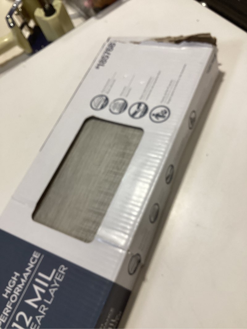 Condition photo showing Good Condition for style selections charleston oak 12-mil x 7-in w x 48-in l waterproof luxury vinyl plank flooring