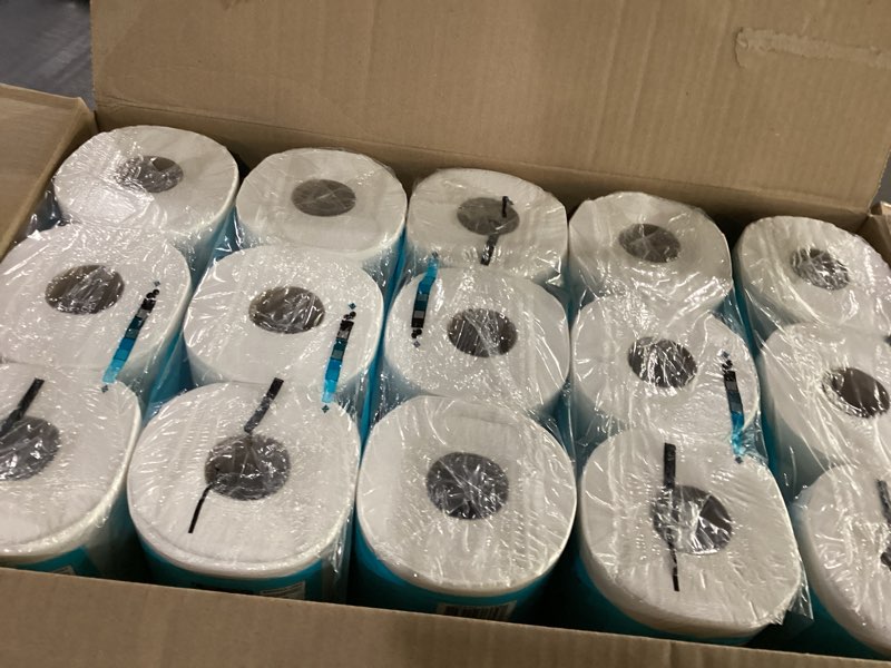 Condition photo showing New/Like New for amazon basics 2-ply soft toilet paper, 30 rolls (5 packs of 6), 350 sheets per roll, septic safe, equivalent to 185 regular rolls 350 sheet (pack of 30)