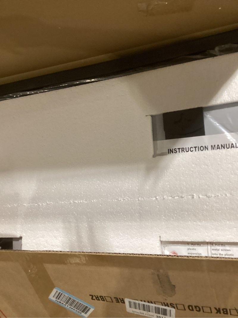 koonmi black framed bathroom mirror - 30x22 inch shatterproof tempered glass vanity mirror for bathr