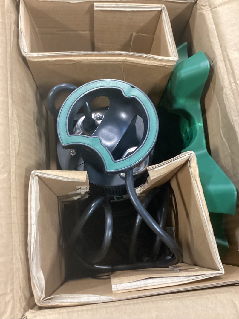 Condition photo showing Good Condition for pumpman automatic submersible pool cover pump 110 v 1/4 hp 2800 gph with 2/5” check valve adapter for all swimming pools spas hot tubs rooftops water beds with 10ft power cord