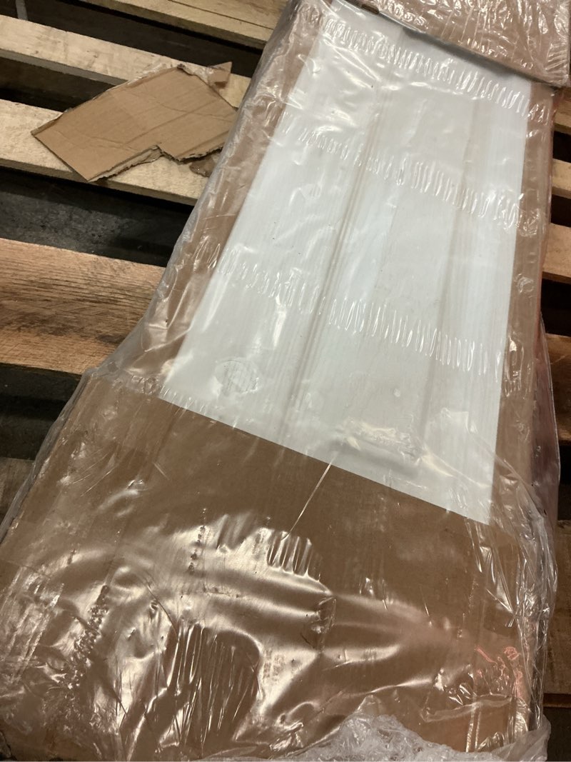 Condition photo showing Good Condition for JUBEST 24in. x 80in. Bifold Door, 6 Panel Primed Bifold Interior Doors, Hollow Core Bi Fold Closet Door with Hardware Kit Include, Folding Doors for Laundry, Pantry & Bedroom