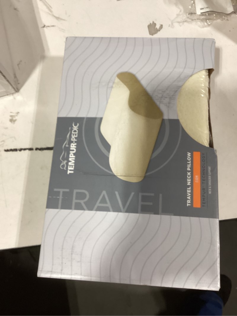 Condition photo showing Good Condition for similar product cream color Tempur-Pedic TEMPUR Neck Pillow, Travel, White
