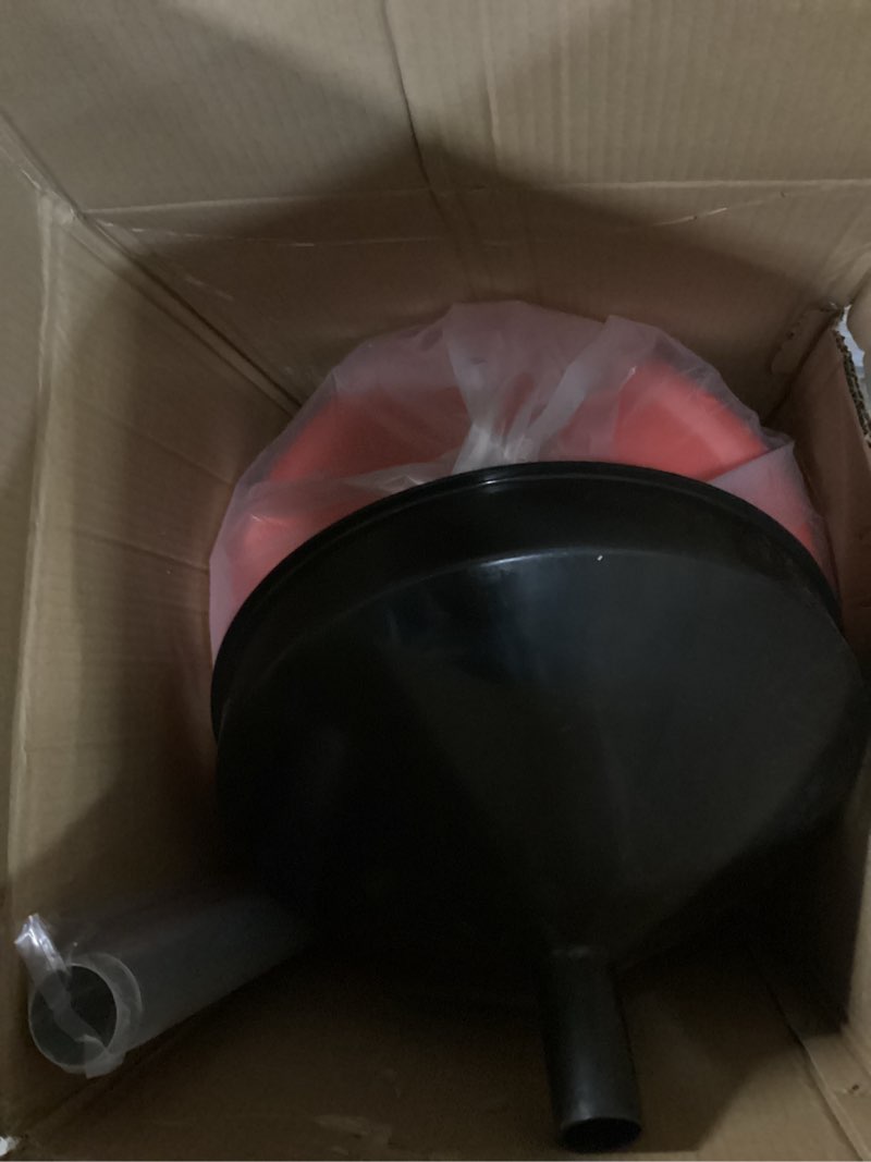 Condition photo showing Good Condition for Aain AA045 8 Gallon Portable Waste Oil Drain,Industrial Fluid Drain Tank with Wheels and Adjustable Funnel Height. Red. 8 Gallon Oil Drain