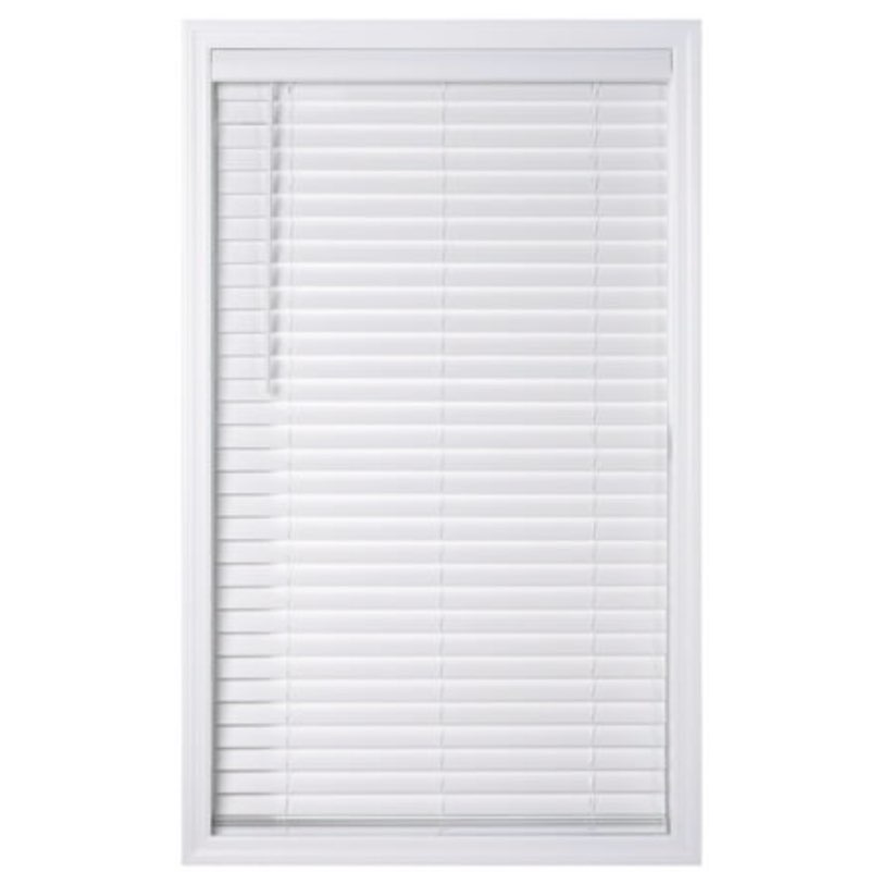 better homes & gardens 2  cordless faux wood horizontal blinds  white  32  w x 48  l