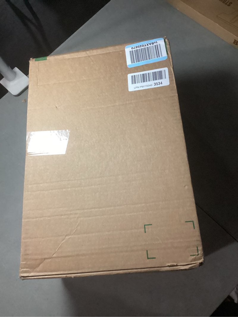 Condition photo showing As Is for mattel jurassic world rebirth power devour tyrannosaurus rex dinosaur figure with tongue activated constant chomp, lights & sounds, digital play