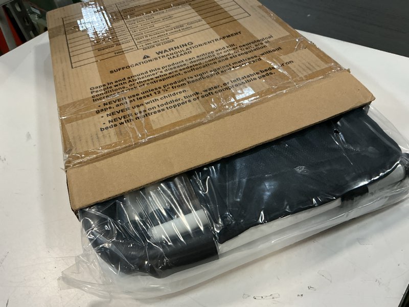 Condition photo showing Good Condition for AOHHL Bed Rails for Elderly Adults Safety Adjustable Heights Storage Pocket Assist Support Side Railings for Seniors Citizens Slides Under Mattressbed Cane Bed Guard Bed Handles Bars(White)