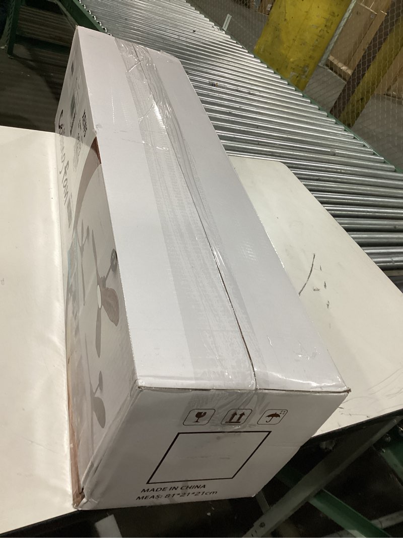 Condition photo showing Good Condition for dearnow 52” Ceiling Fans with Remote Control/Dimmer and Color Reduction with 3 Solid Wood Fan Blades