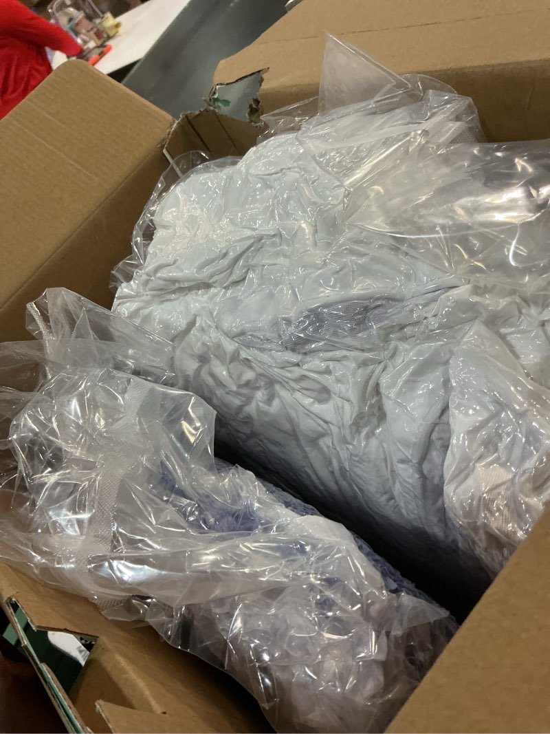 Condition photo showing New/Like New for Dual Layer 4 Inch Memory Foam Mattress Topper Queen - 2 Inch Gel Memory Foam and 2 Inch Pillow Top Mattress Pad, 7-Zone Egg Crate Mattress Topper