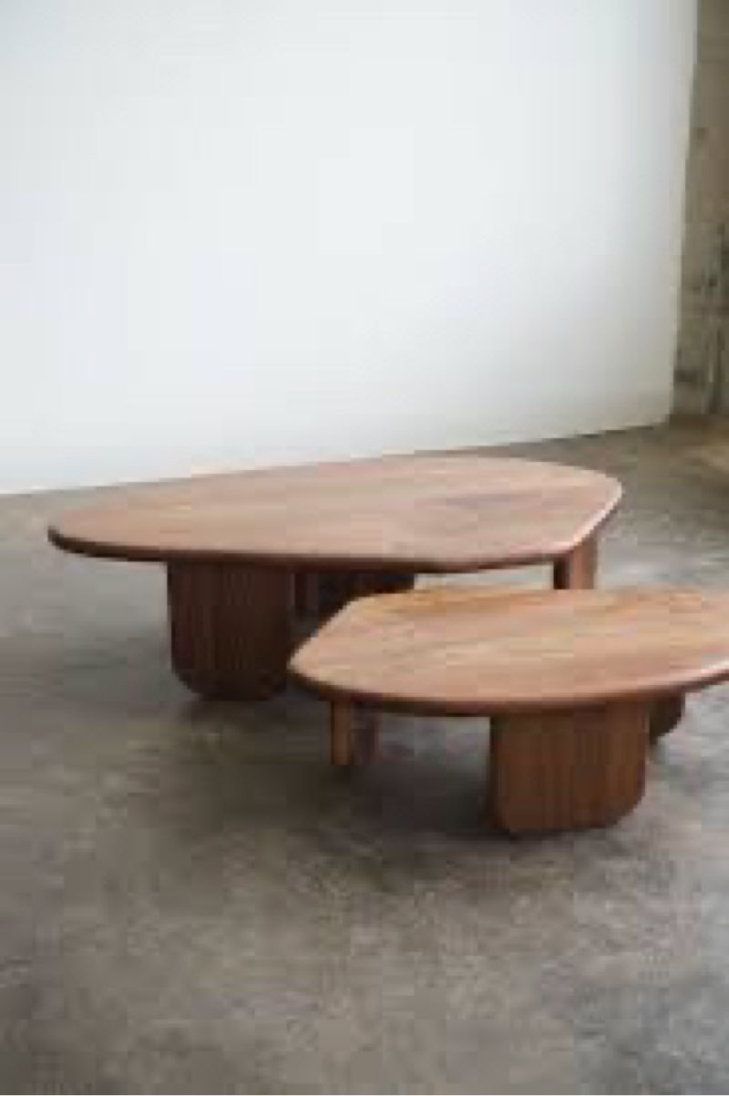 wood nesting coffee tables