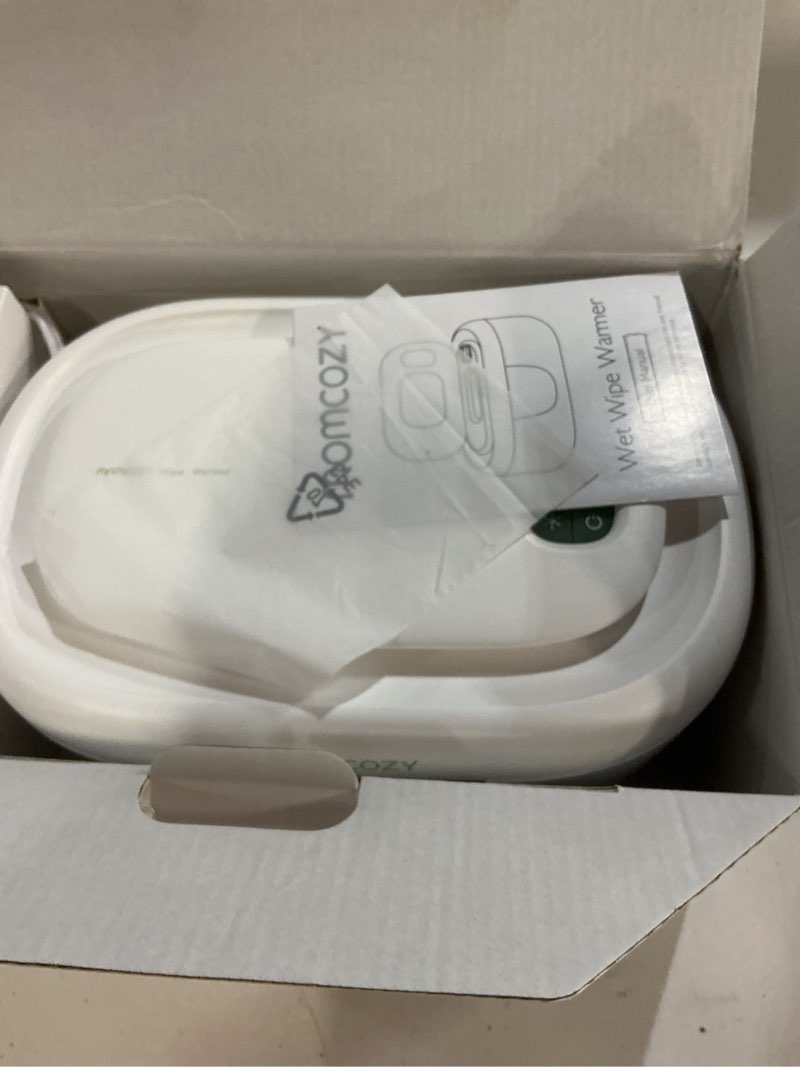 Condition photo showing New/Like New for momcozy baby wipe warmer, innovative spring design, large capacity wipes dispenser, fast and even heating, 4 modes of temperature heating control, diaper wipe warmer with night light classic ww01 60-80pcs green