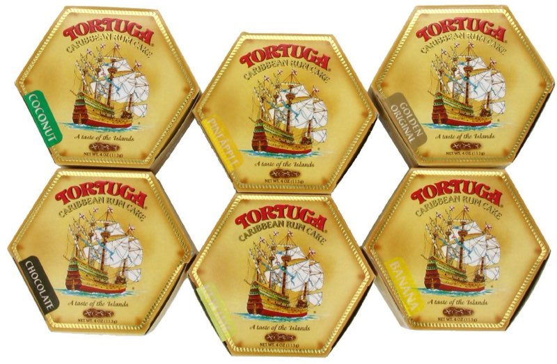 Tortuga Rum Cake Sampler - 6 Rum Cakes(( Best Before/JUL/28/2025))