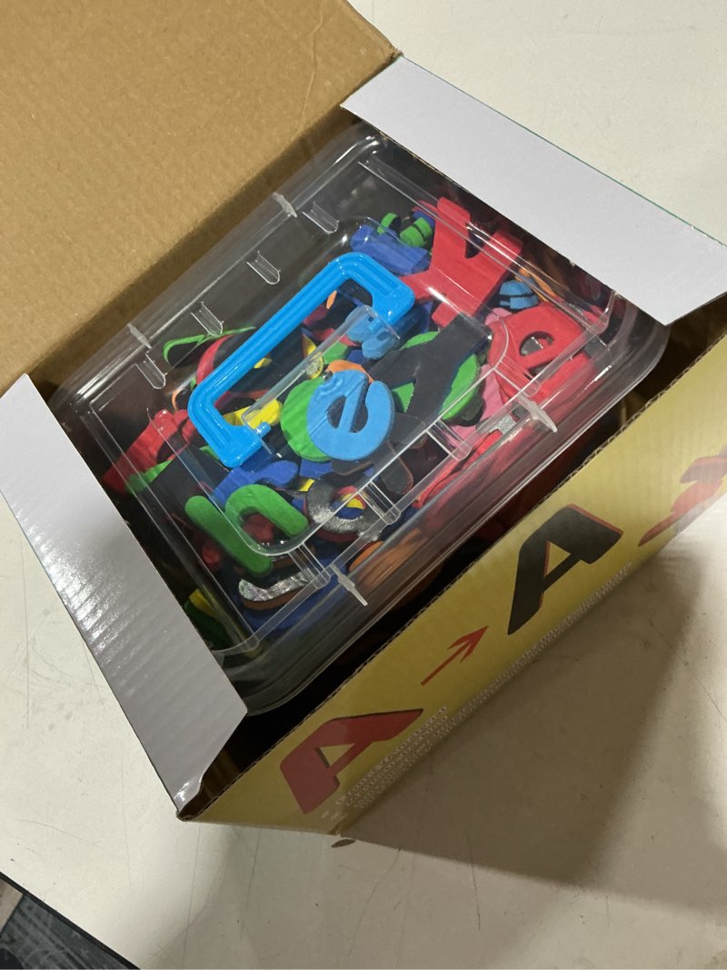 Condition photo showing Good Condition for magnets refrigerator magnetic letters abc alphabet magnets for toddlers fridge magnets 238 pcs double - side magnetic letters for preschool spelling and learning