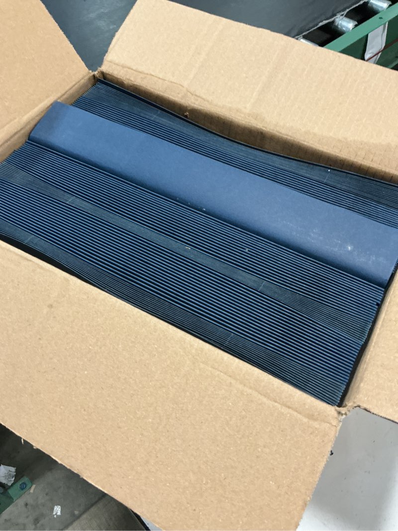 Condition photo showing Good Condition for sunee certificate holders, 100 packs navy blue diploma holders, certificate covers with gold foil border for letter size 8.5 x 11 certificate paper, cardstock, award, graduation, documents