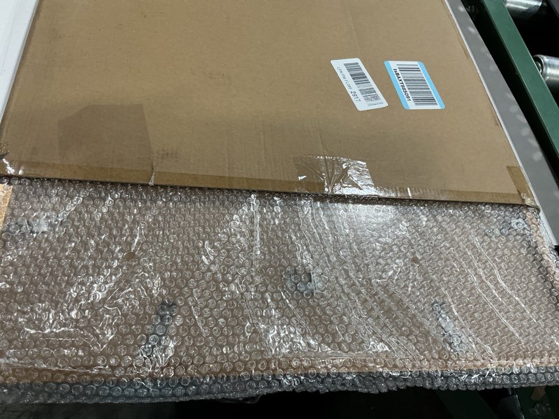 Condition photo showing New/Like New for upsimples 18x24 picture frame, display pictures 16x20 with mat or 18 x 24 without, wall hanging poster frames, bronze, 1 pack bronze 18x24