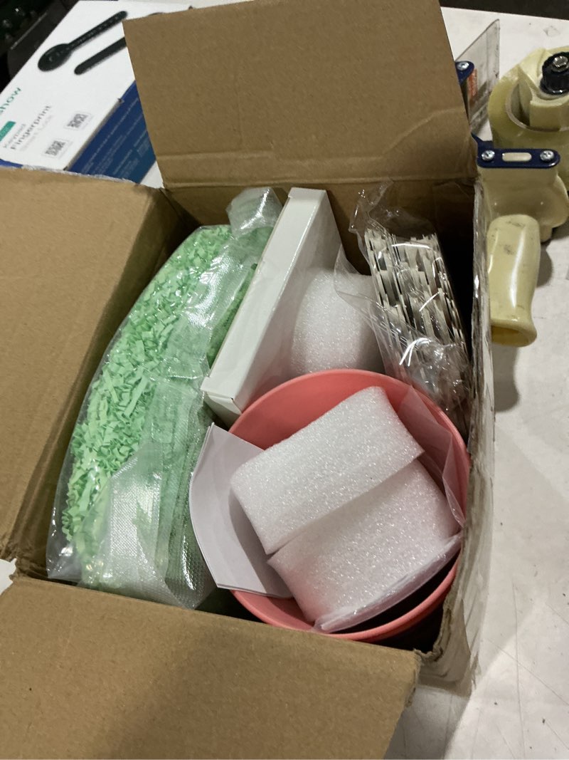 Condition photo showing Good Condition for yookeer 12 sets graduation teacher appreciation gift card flower bouquet pot basket end of the year teacher gift 12 pots 80 flower cardstocks 12 thank stickers with bamboo sticks and raffia diy craft
