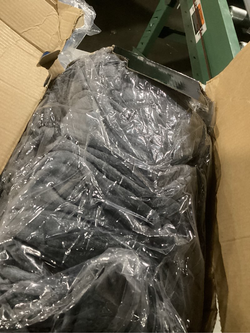 Condition photo showing Good Condition for Electric Blanket King Size, Super Soft Cozy Upgraded Flannel Heated Blanket Dual Control with 5 Heating Levels & 10 Hours Auto Off, Fast Heating & Overheat Protection, 100" x 90", Dark Gray Dark Gray King 100" x 90"