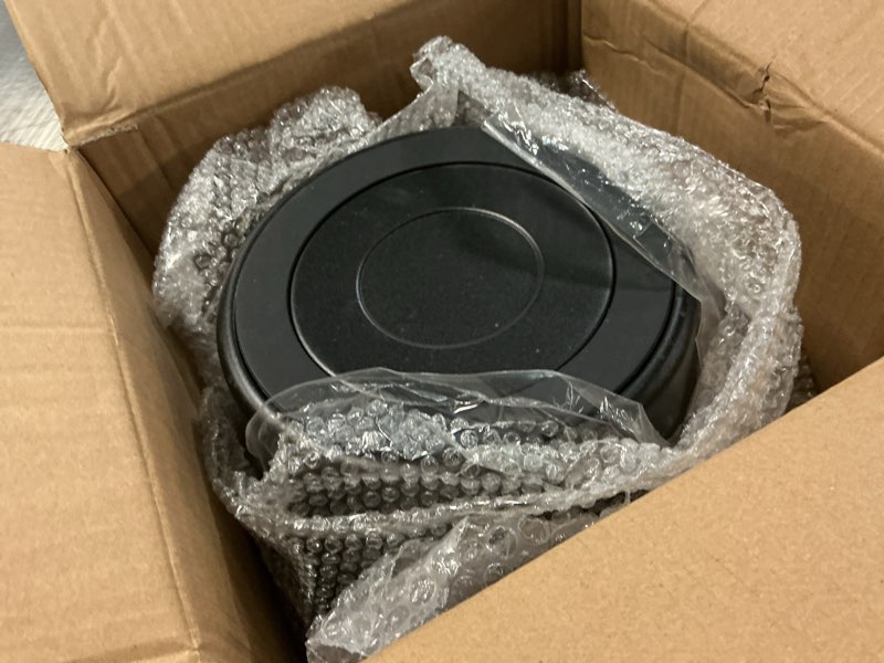 Condition photo showing As Is for COKTIK 7L Vacuum Insulated Ice Bucket with Lid and Scoop& Tongs?Large capacity Stainless Steel Beverage Bucket for Cocktail, Champagne, Wine, Beer?Large Parties?Carbon Black Suit?