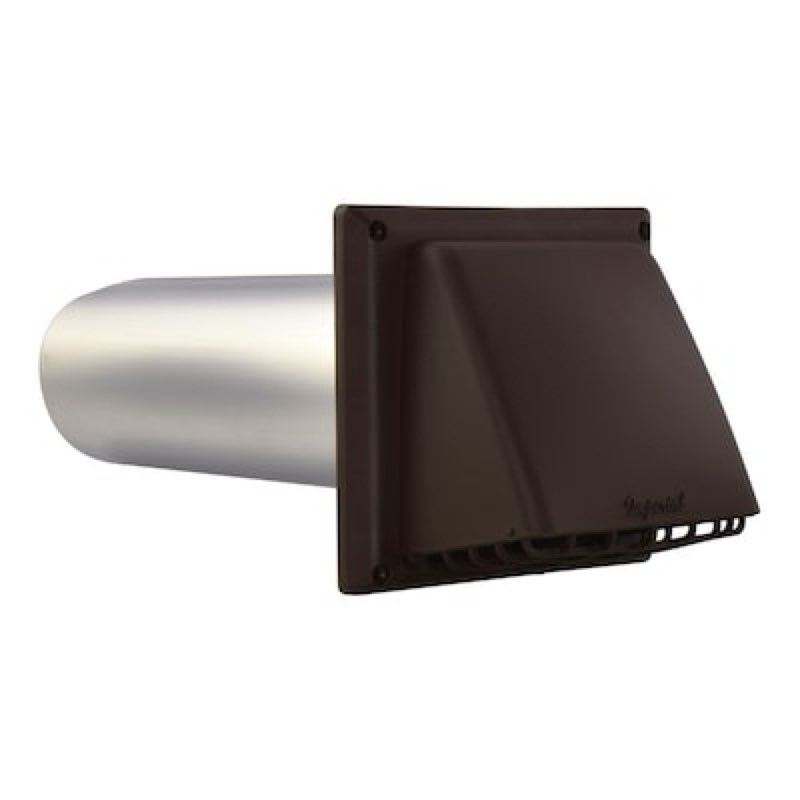 imperial 4-in dia plastic preferred with guard dryer vent hood