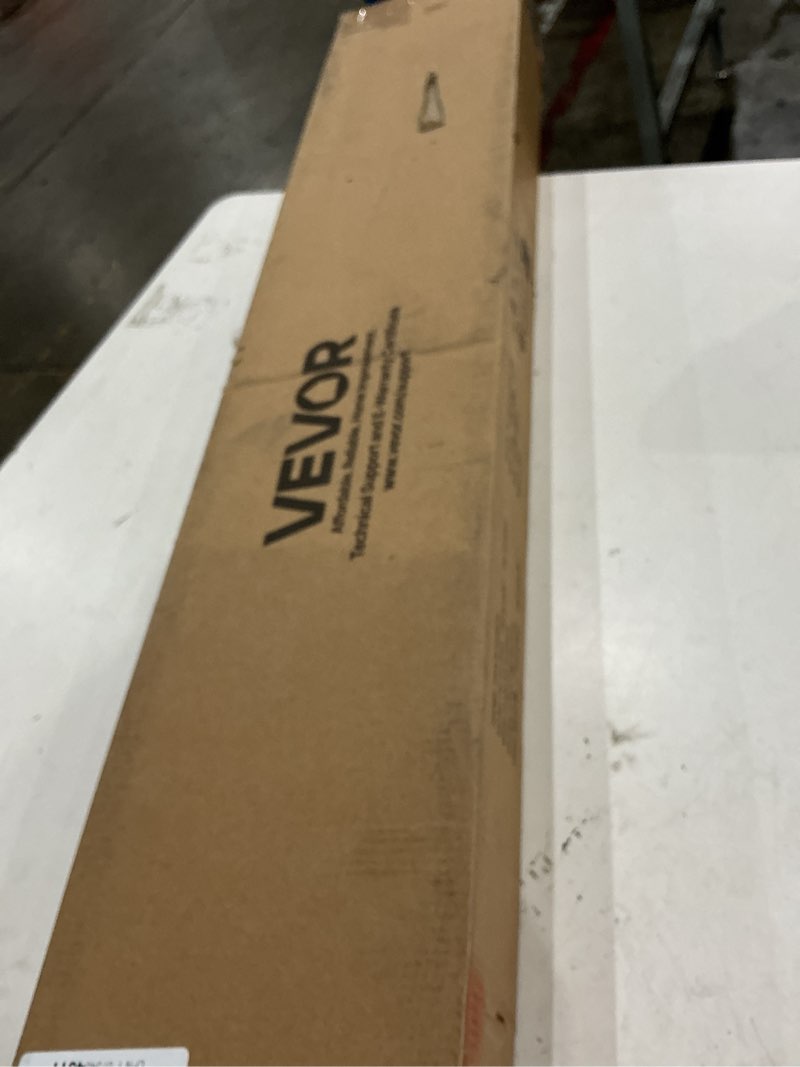 Condition photo showing New/Like New for vevor panel track blinds, extendable track from 45.8 in to 86 in w, trimmable panel curtains up to 96 in h, vertical blackout panel blinds for sliding doors, patio doors, room divider, light gray