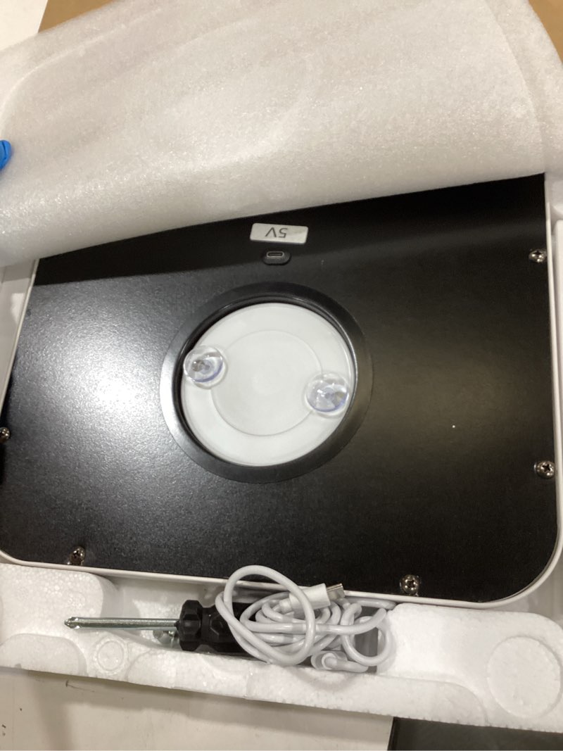 Condition photo showing Good Condition for ratsamee vanity mirror with lights 15"×13", led makeup mirror, lighted makeup mirror with 3 color dimmable lights, smart touch screen control, 360°rotation white 13"l x 15"w