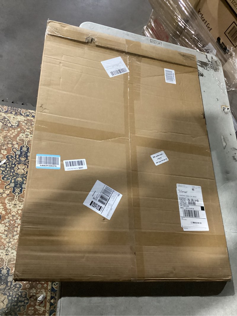 Condition photo showing Good Condition for 24x36 Picture Frame with 20x30 Mat, Display Photo 20x30 with Mat or 24 x 36 Without Mat, Wall Hanging Large 24 by 36 Poster Frame with Plexiglass, Black Black 24x36 inch