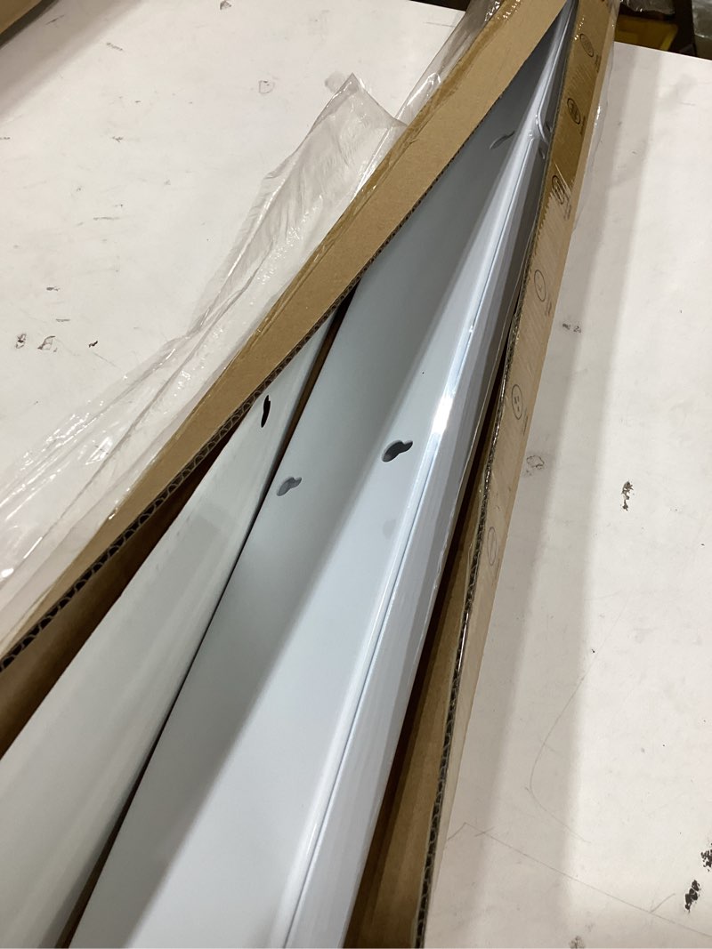 Condition photo showing New/Like New for wall mounted drying rack for laundry 40'', folding drying rack clothing wall mount with 5 rods and 6 hooks, space saving for indoor outdoor bathroom balcony (white, 40'') white 40''?6 hooks?