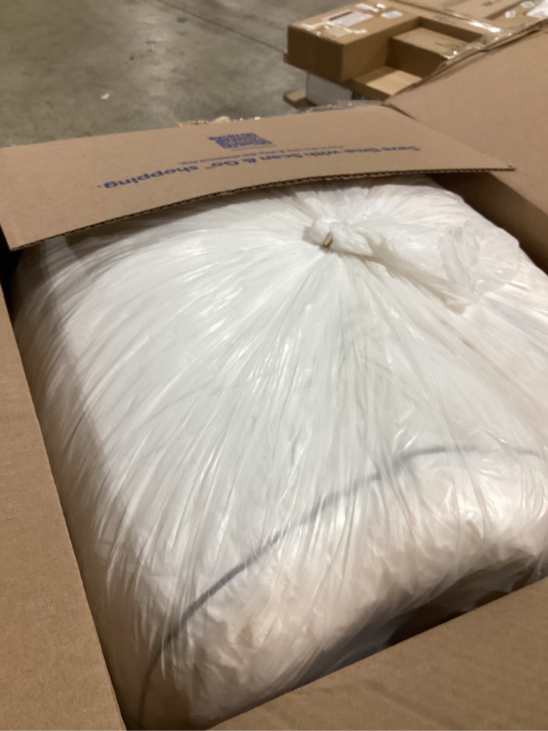 Condition photo showing As Is for Decroom 5 Inch Memory Foam Mattress Topper King for Back Pain Relief, Filled with Breathable Memory 