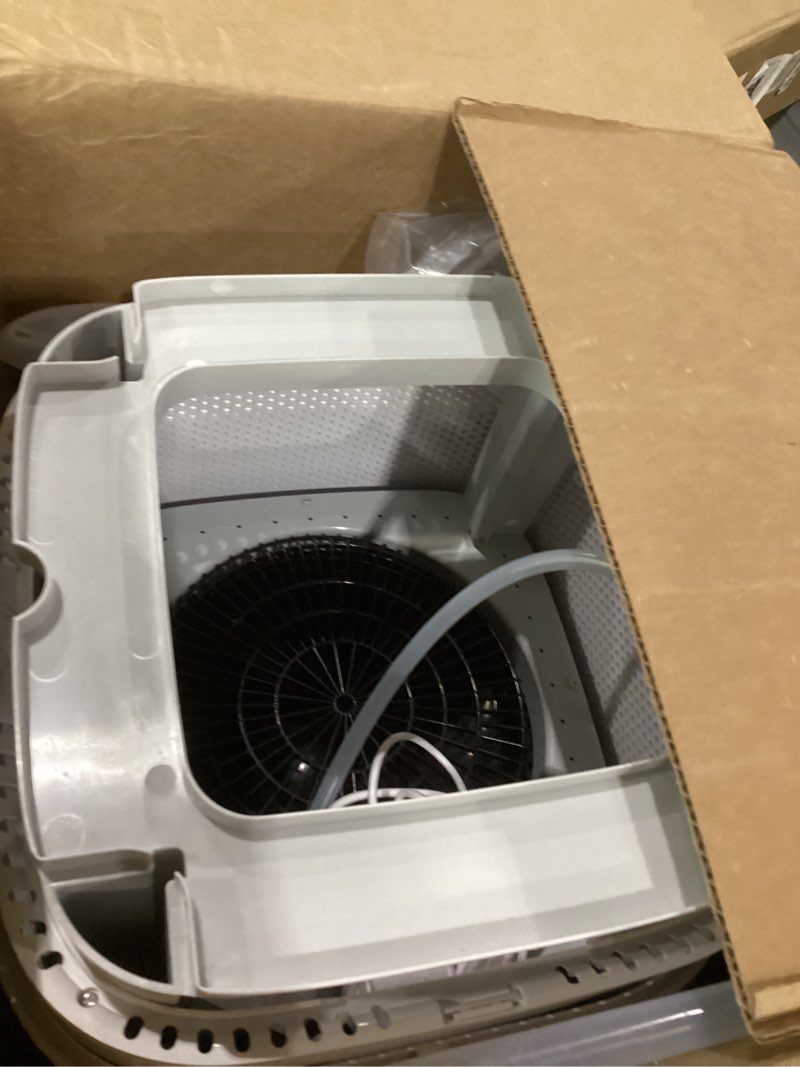 Condition photo showing As Is for not tested levoit superior 6000s smart evaporative humidifiers for home whole house up to 3000ft², 6 gal, last 72-hour, premium filter, dry mode, wheels & water fill hose & foldable storage - quiet sleep mode evaporative humidifier 23l