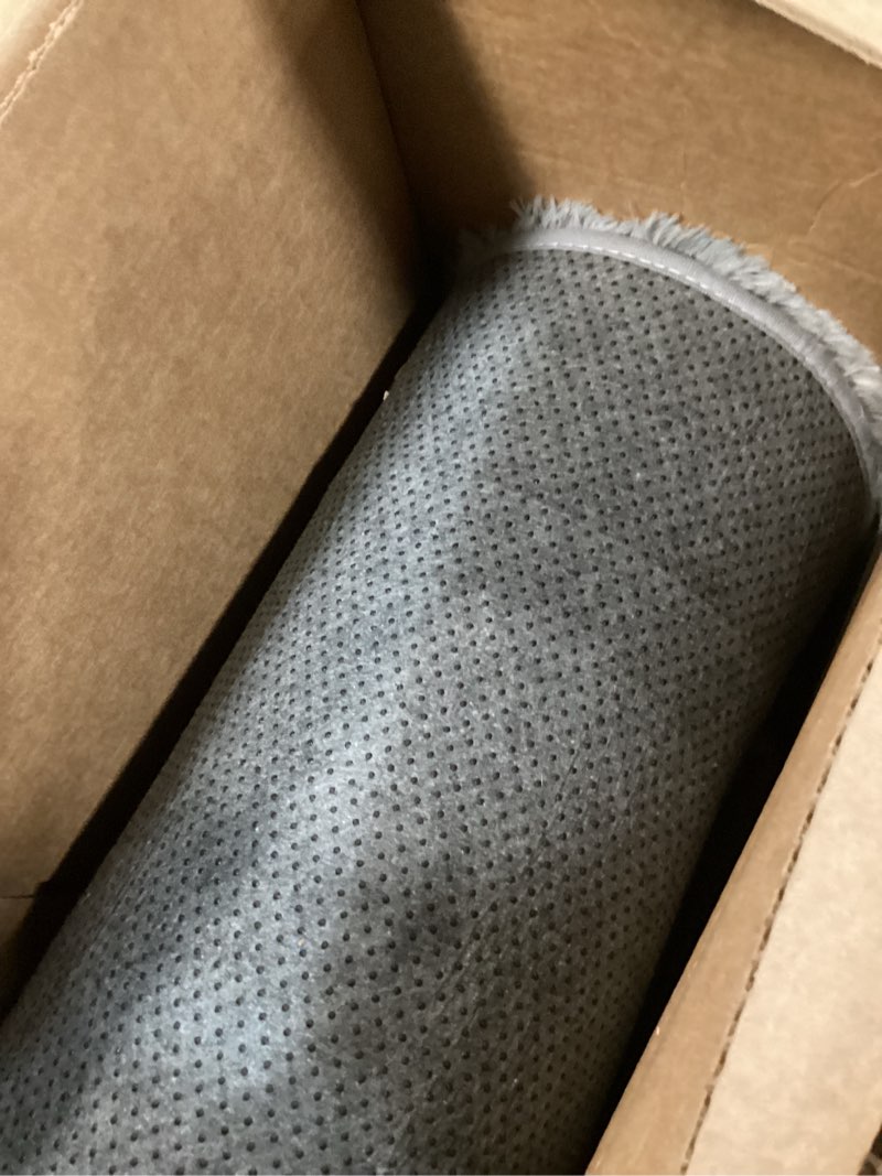 Condition photo showing Good Condition for CAIYUECS Grey Shag Area Rug for Bderoom: Gray Area Rugs 3x5- Ultra Soft Plush Shag Rug for Bedroom, Living Room, Nursery, Kids Room - Modern Home Decor (Tie-Dyed Light Gray, 3x5 Feet) Tie-dyed Light Gray 3' x 5' (Rectangular)