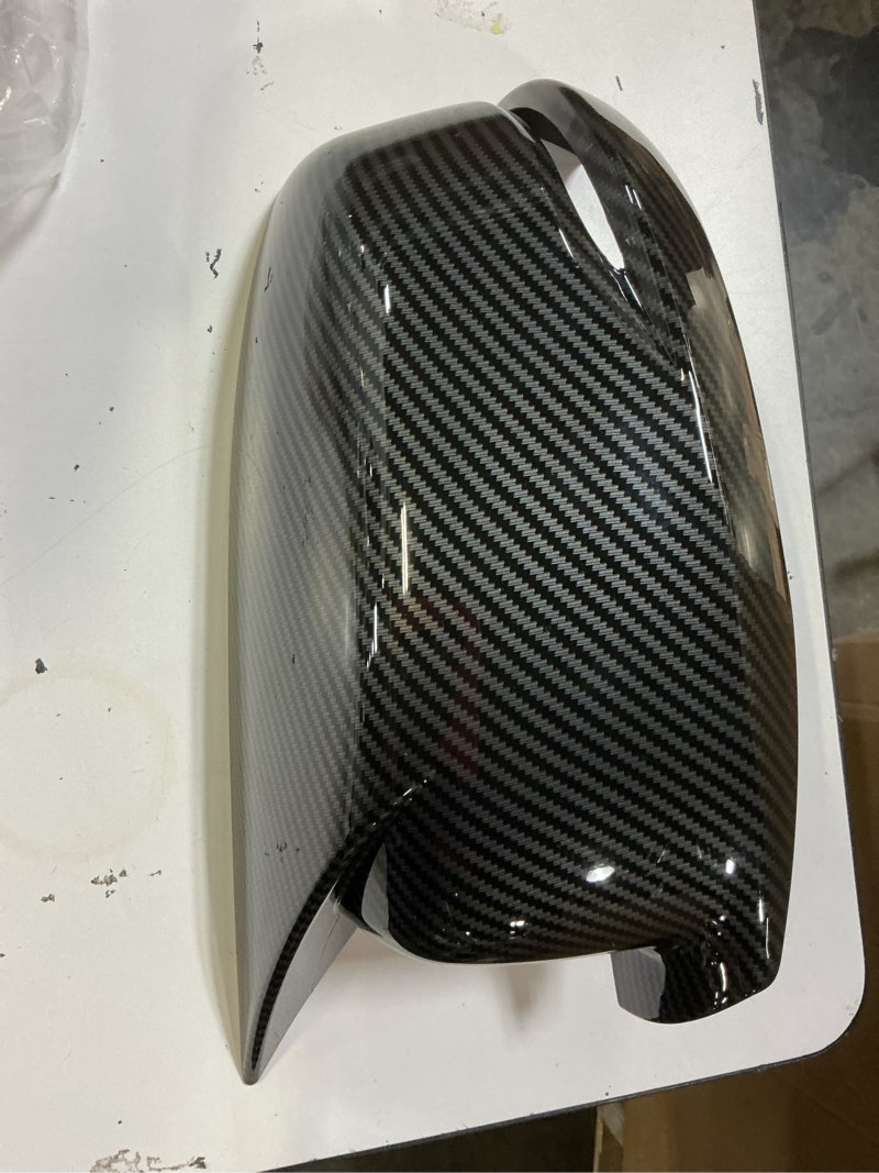 Condition photo showing Good Condition for muxee side mirror cover, for 9th honda accord 2013 2014 2015 2016 2017 2pcs turn signal housing cover car accessories-carbon fiber.?for ex-l ex touring v-6 model?with turn signal cutout? carbon fiber 9th honda accord?with turn signal cutout?
