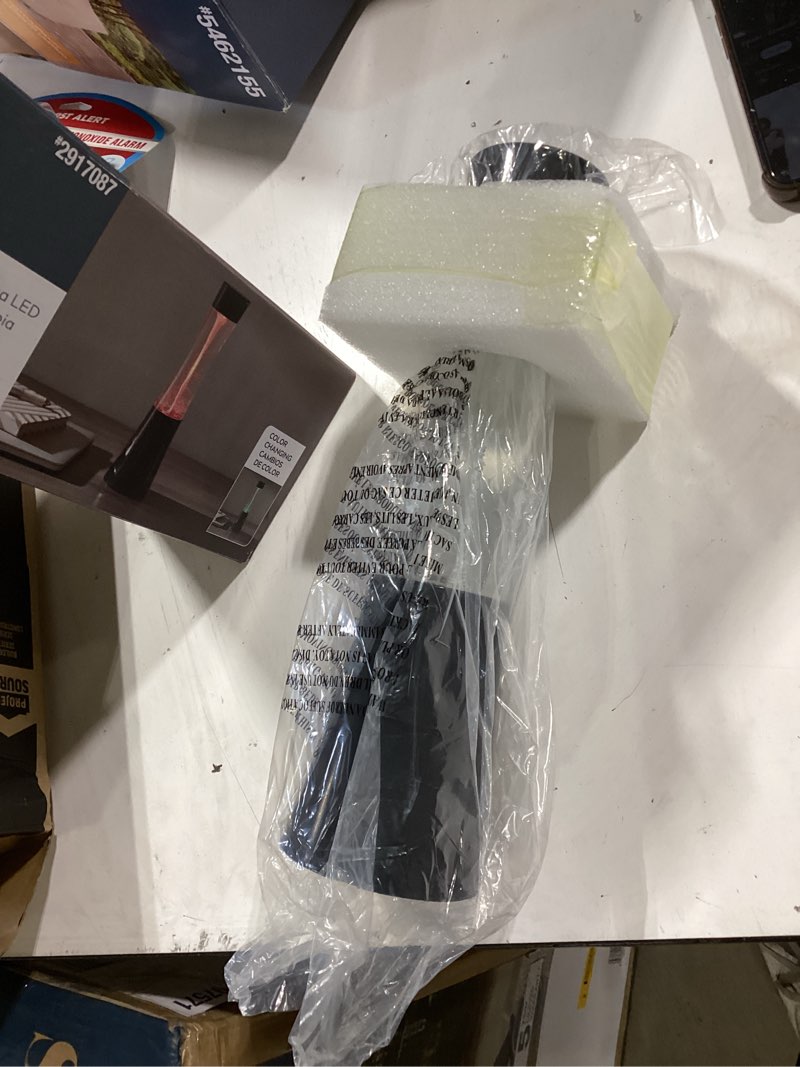 Condition photo showing Good Condition for style selections 11.8-in tornado lava lamp led light