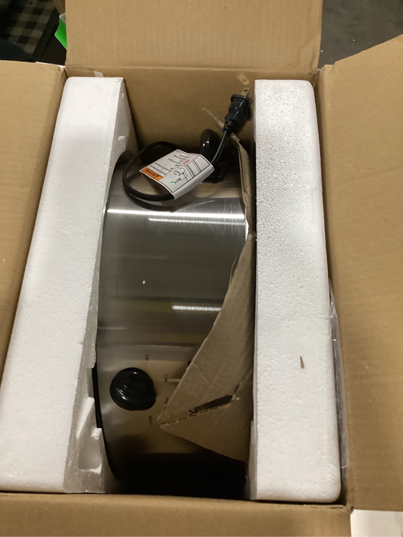 Condition photo showing Good Condition for Crock-Pot 7 Quart Oval Manual Slow Cooker, Stainless Steel (SCV700-S-BR), Versatile Cookware for Large Families or Entertaining 7 Qt