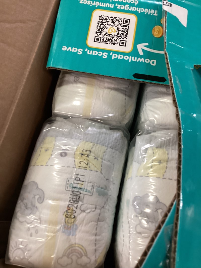 Condition photo showing New/Like New for pampers swaddlers diapers, size 0 (up to 10 lbs), 84 count, absorbent, keeps baby dry and comfortable, skin safe disposable baby diaper (packaging may vary) newborn 84
