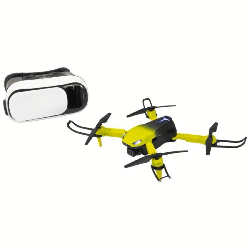 sky rider goldfinch quadcopter drone with wi-fi camera and vr goggle value pack