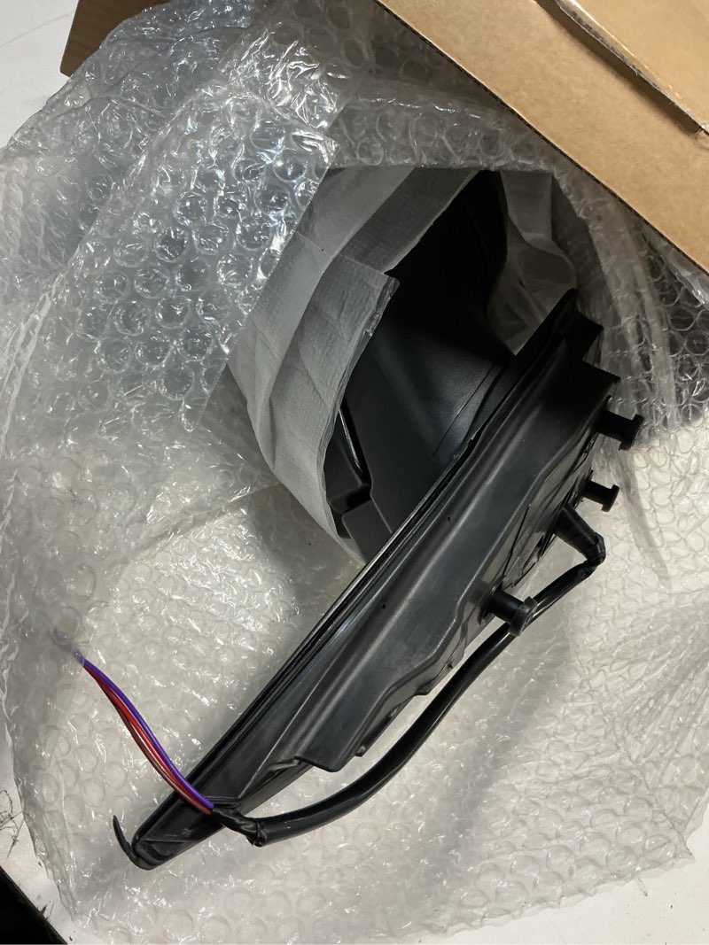 Condition photo showing Good Condition for Dasbecan Left Driver Side Door Mirror Compatible with Honda Civic 2016-2021 Power Glass Non-Heated Manual Folding Paint to Match Replaces 76258TBAA02ZA HO1320283 Black 3Pins (For US Built Models) Left-3Pins-without Heated Black