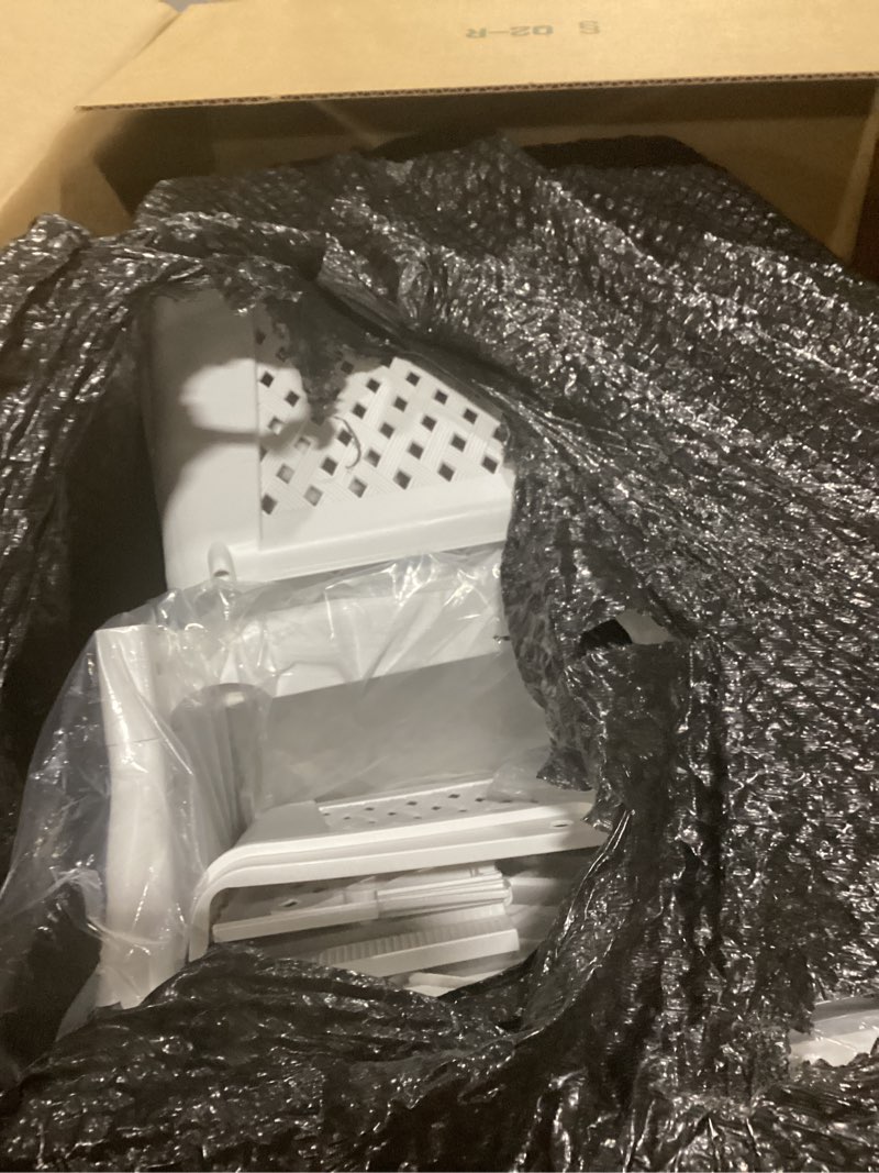 Condition photo showing Good Condition for 4 Tier Laundry Basket Organizer, 92L Vertical Laundry Hamper, Removable Rolling Sorter Baskets With Wheels for Small Space, Dorm, Bathroom, Bedroom