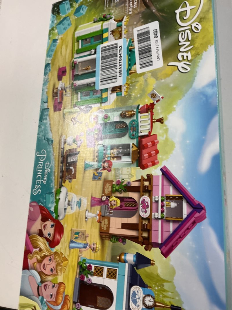 Condition photo showing New/Like New for LEGO Disney Princess Market Adventure Building Toy Set - Pretend Play Disney Toy Figures & Playsets for Girls & Boys, Ages 6+ - Disney Gifts for Kids, Birthdays, Events - 43246
